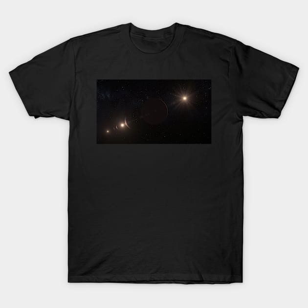 mars sun rays T-Shirt by Grapdega